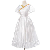 Frieren's Ball Gown Cosplay Costume Halloween Frieren cosplay dress with gloves - Halloweez